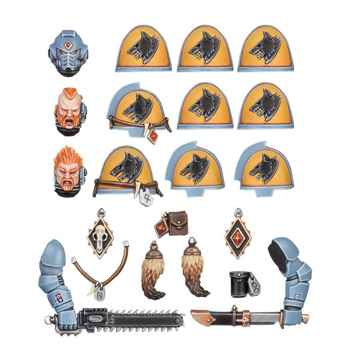 Image of SPACE WOLVES PRIMARIS UPGRADES Warhammer product