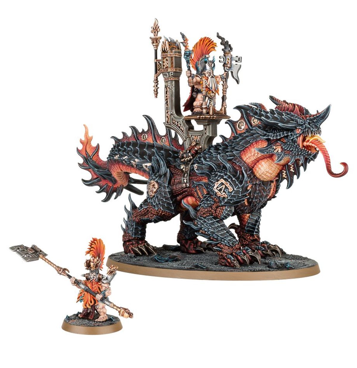 Image of AURIC RUNEFATHER/MAGMADROTH Warhammer product