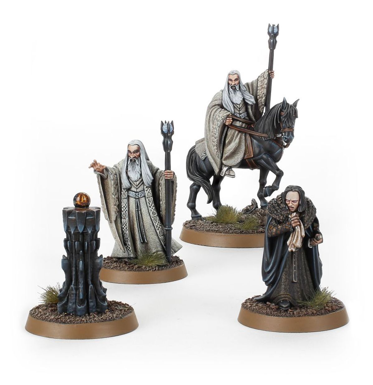 Image of SARUMAN THE WHITE & GRIMA Warhammer product