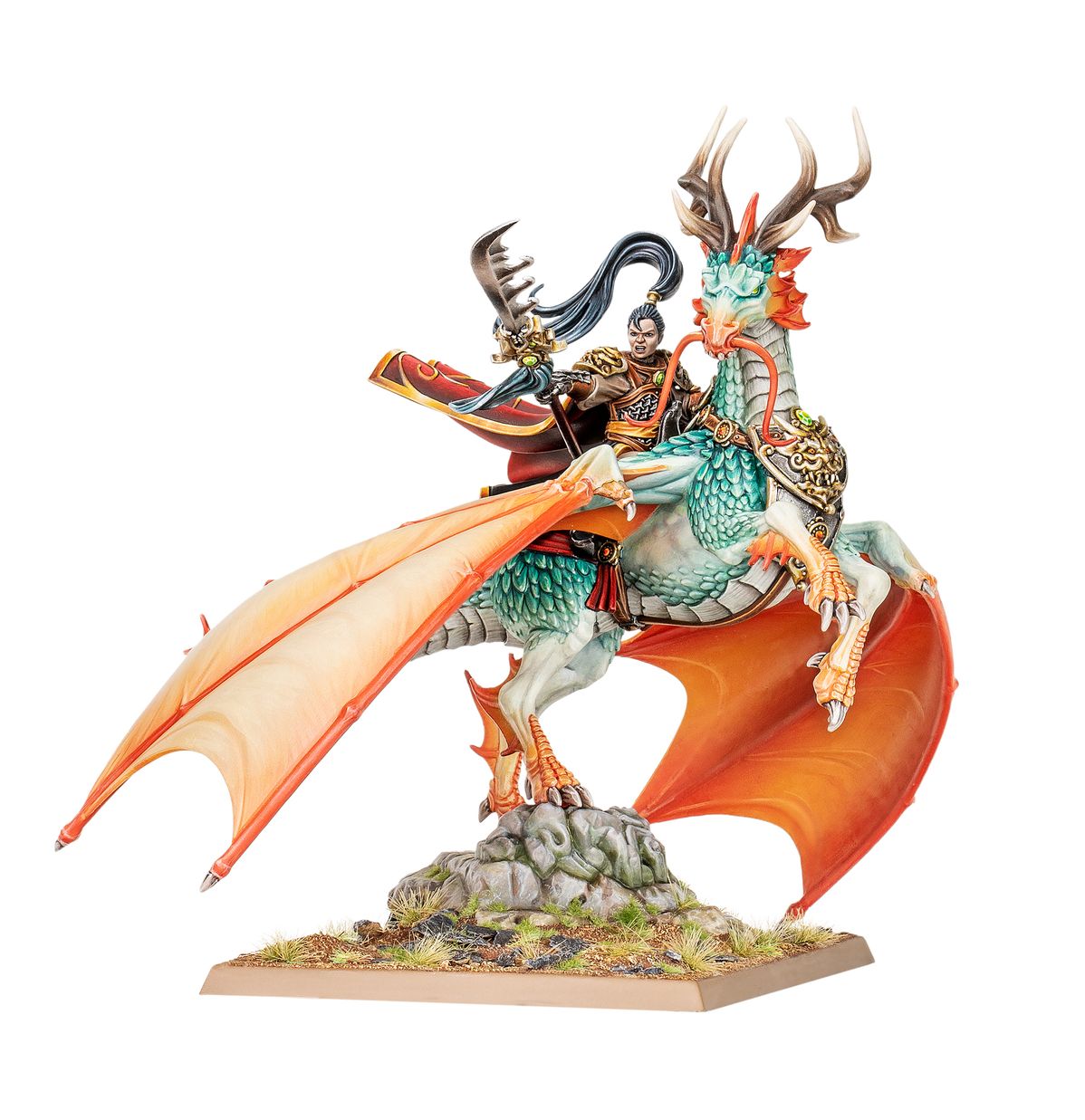 Image of SHUGENGAN LORD ON GREAT SPIRIT LONGMA Warhammer product