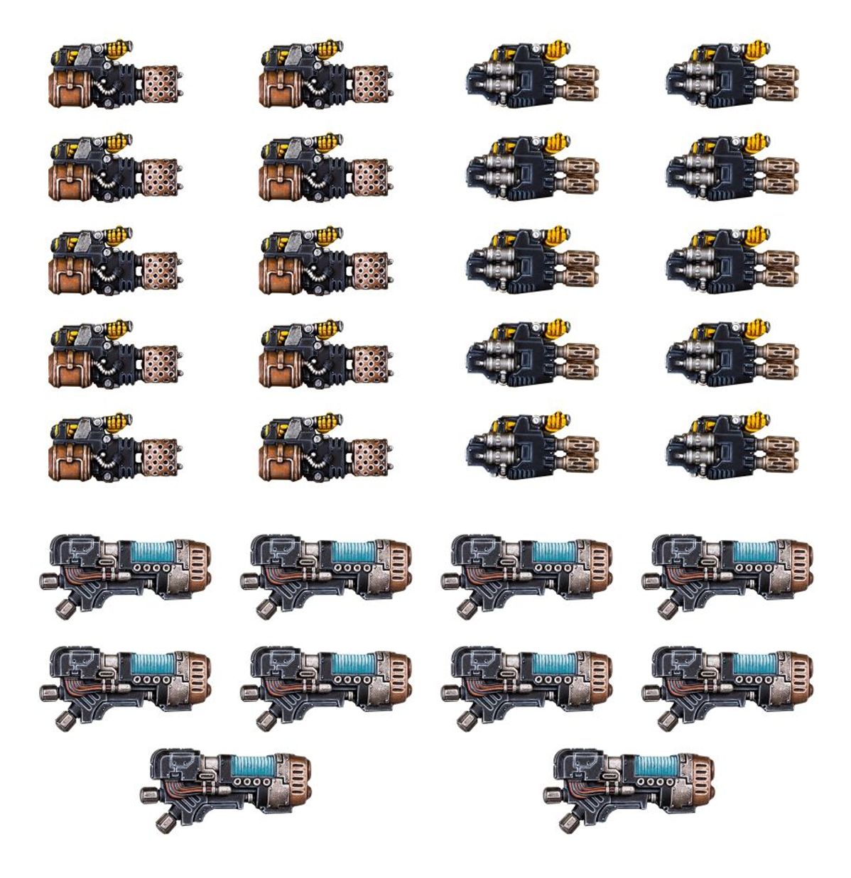 Image of HEAVY WEAPONS UPGRADE SET - HEAVY FLAMERS, MULTI-MELTAS, AND PLASMA CANNONS Warhammer product