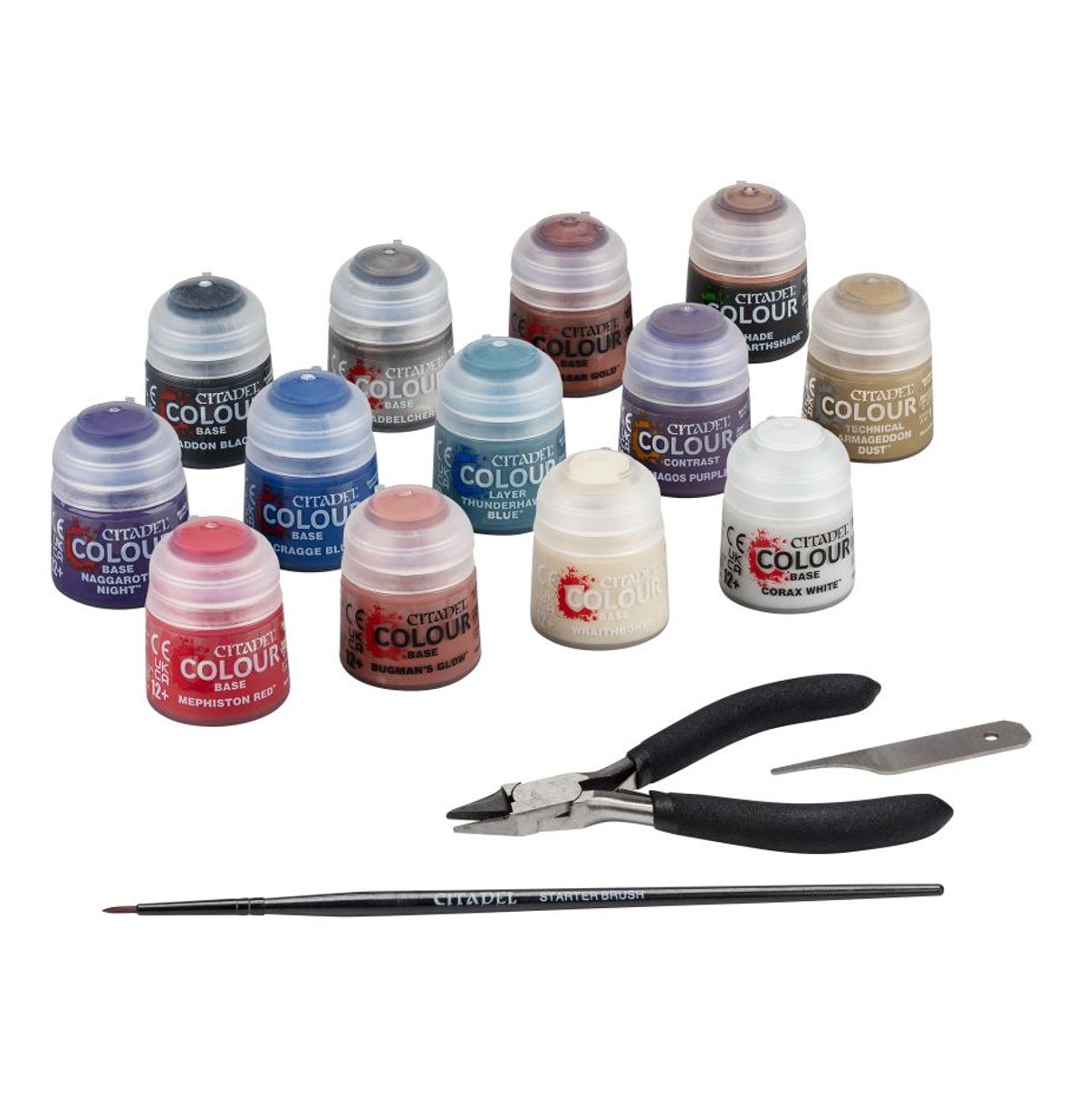 Image of WARHAMMER 40000: PAINTS + TOOLS SET Warhammer product