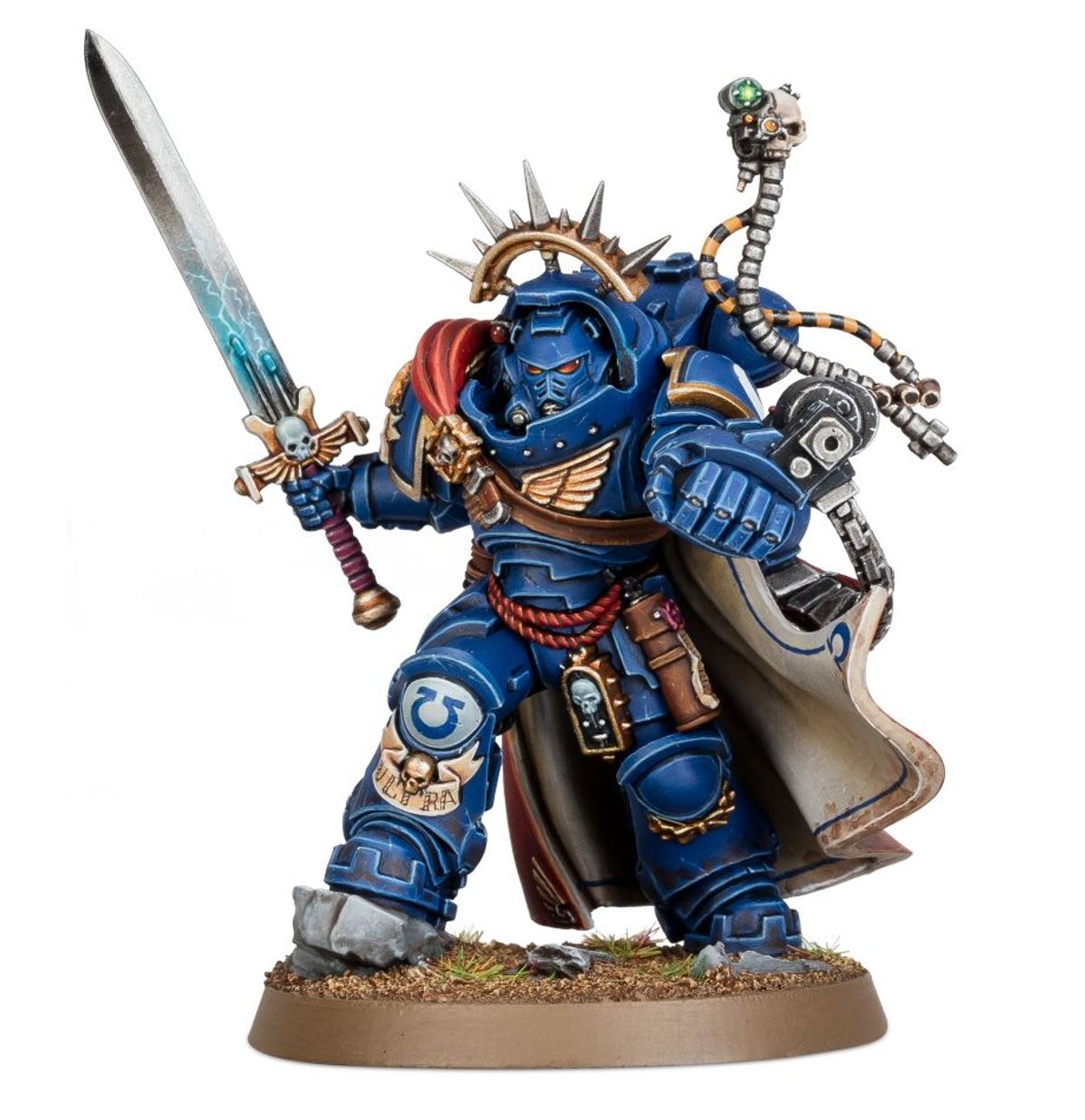 Image of CAPTAIN IN GRAVIS ARMOUR Warhammer product