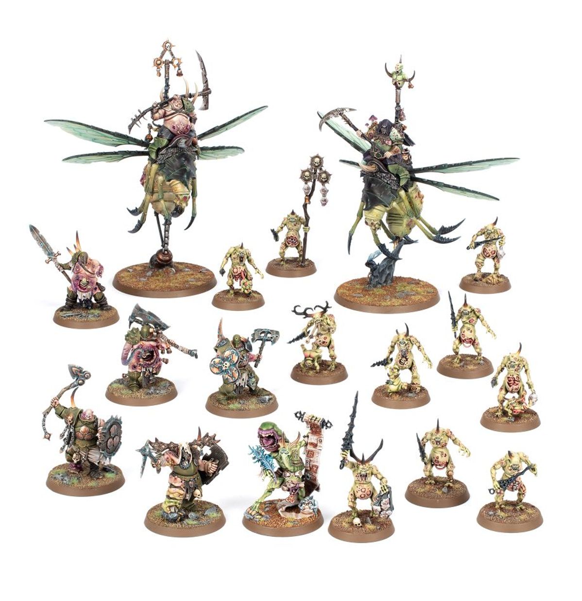 Image of MAGGOTKIN OF NURGLE SPEARHEAD Warhammer product