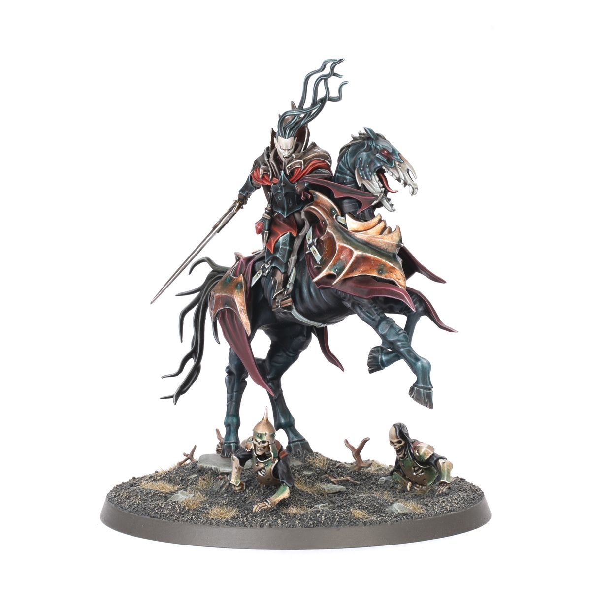 Image of VAMPIRE LORD ON NIGHTMARE STEED Warhammer product
