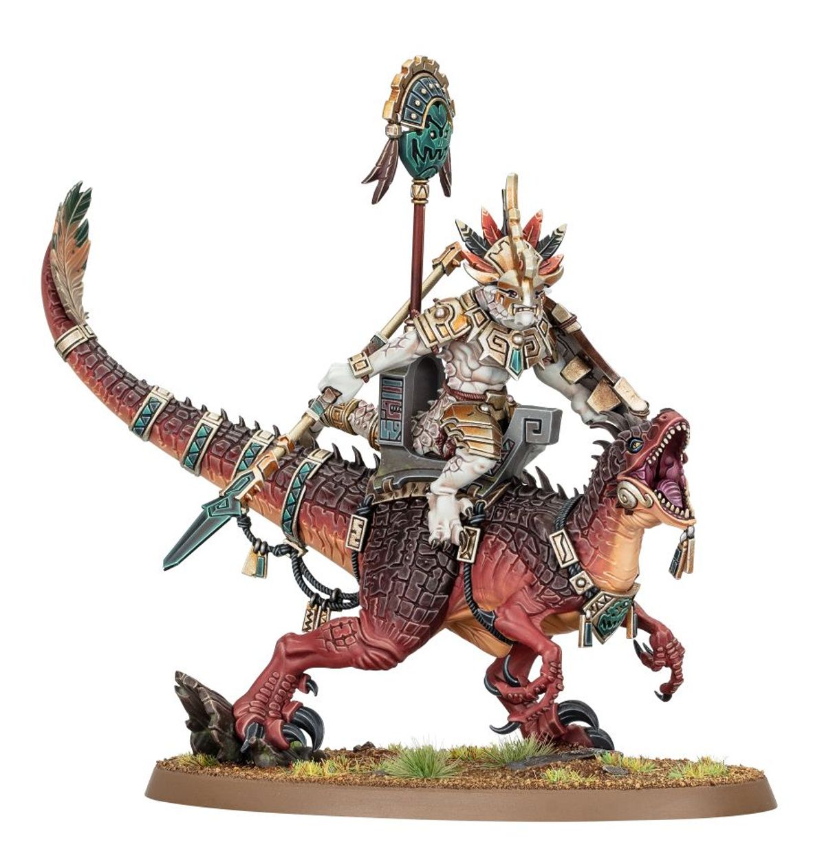 Image of SAURUS SCAR-VETERAN ON AGGRADON Warhammer product