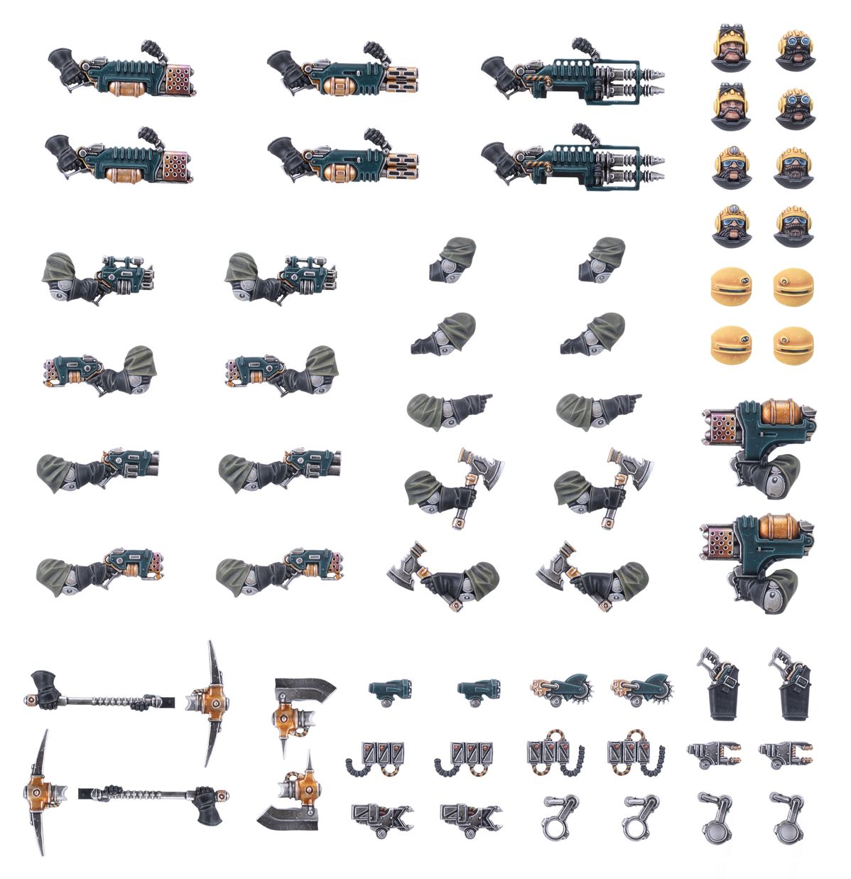 Image of IRONHEAD SQUAT PROSPECTORS WEAPONS & UPGRADES Warhammer product