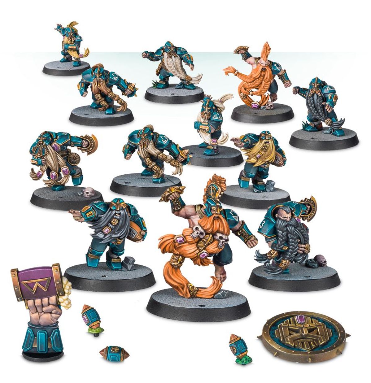 Image of BLOOD BOWL: DWARF TEAM Warhammer product