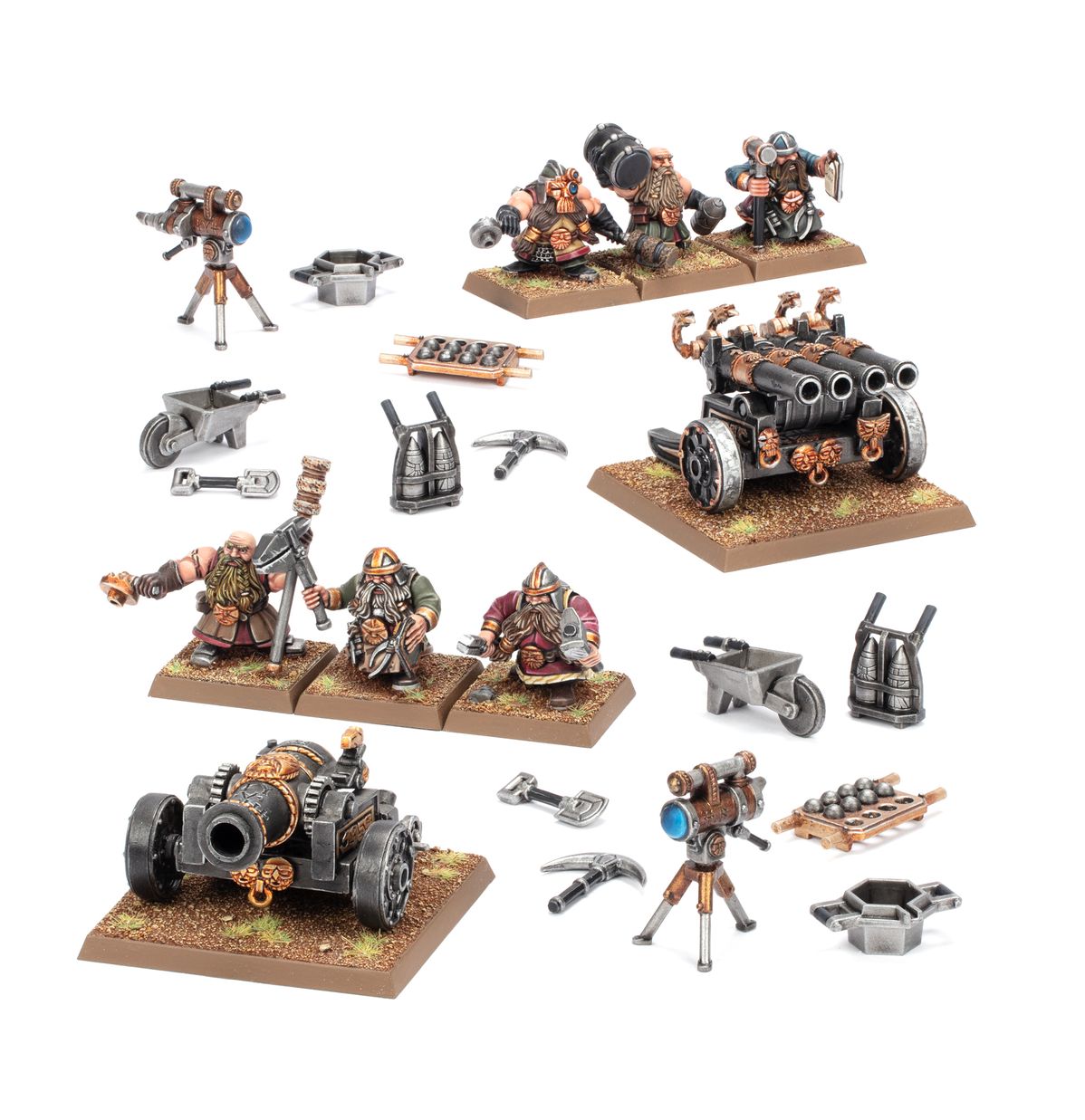 Image of DWARFEN M/HOLDS:DWARF CANNON & ORGAN GUN Warhammer product