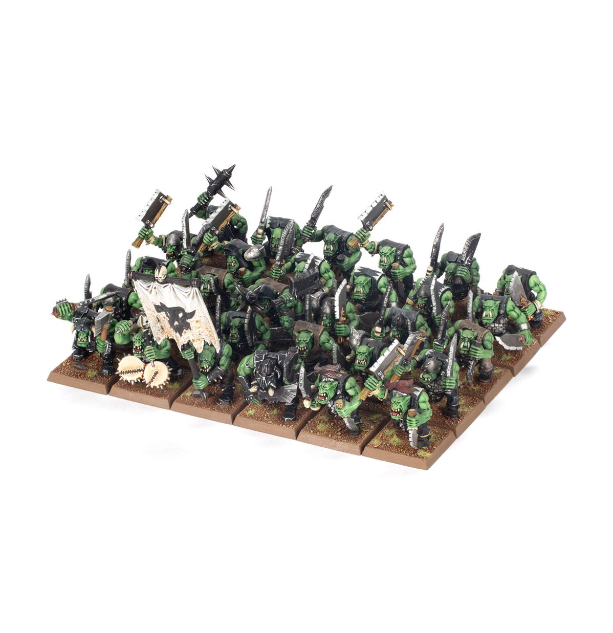 Image of ORC & GOBLIN TRIBES: ORC BOYZ MOB Warhammer product