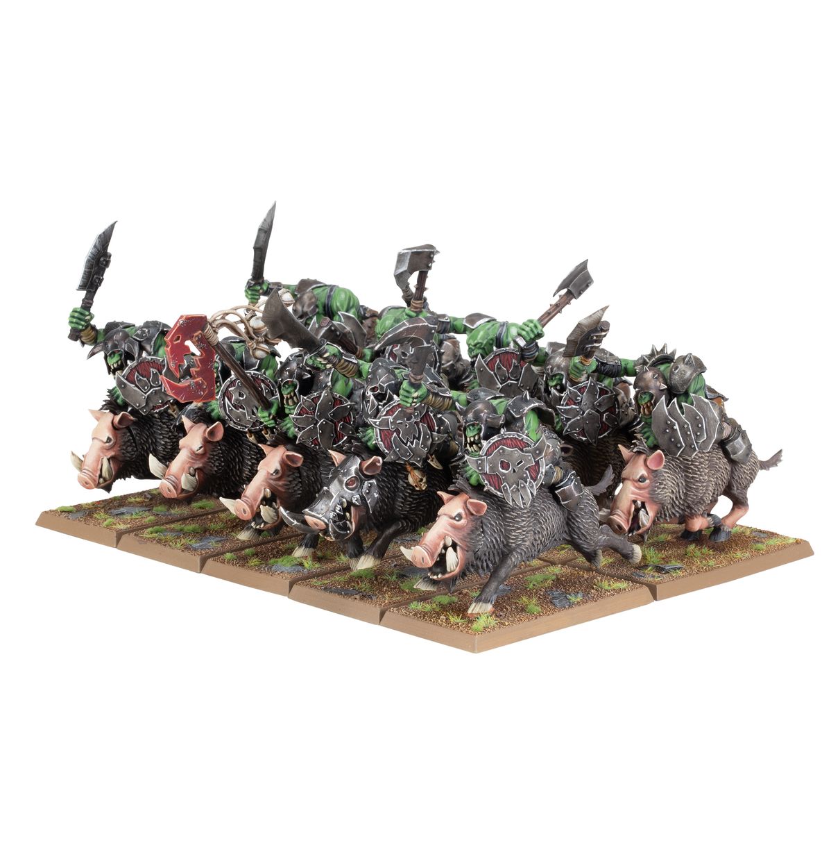 Image of ORC & GOBLIN TRIBES: ORC BOAR BOYZ MOB Warhammer product