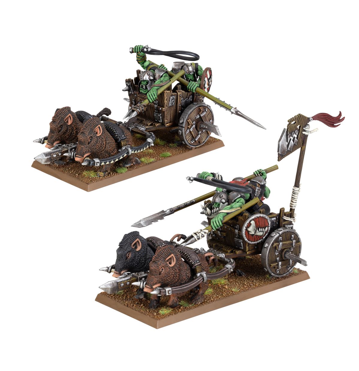 Image of ORC & GOBLIN TRIBES: ORC BOAR CHARIOTS Warhammer product