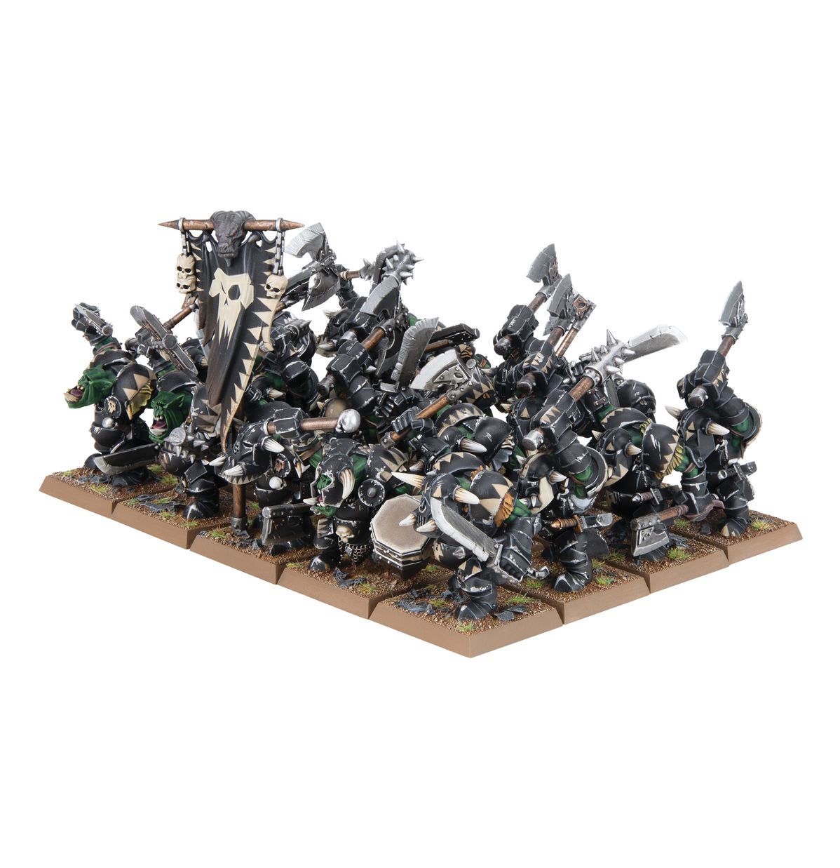 Image of ORC & GOBLIN TRIBES: BLACK ORC MOB Warhammer product