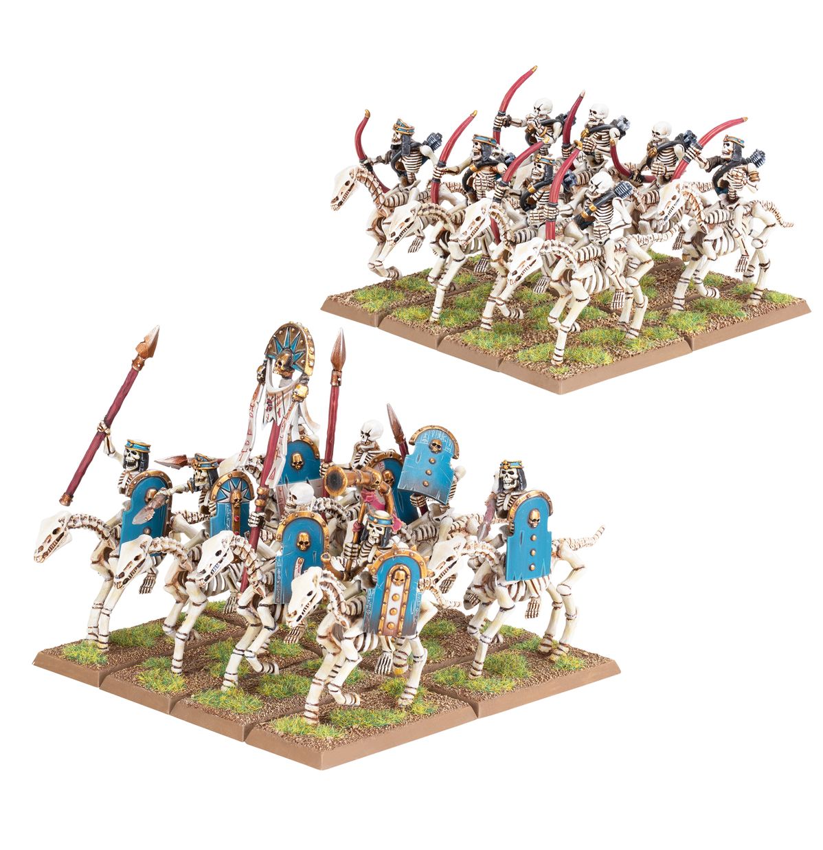 Image of TOMB KINGS OF KHEMRI: SKELETON HORSEMEN Warhammer product