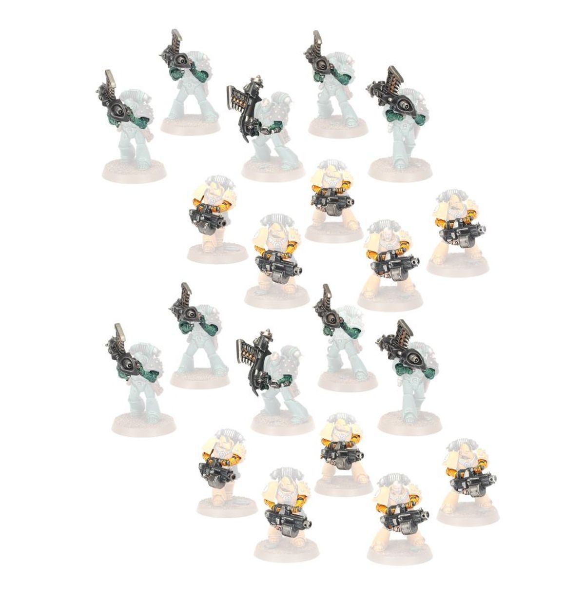 Image of HEAVY WEAPONS UPGRADE SET - MISSILE LAUNCHERS & HEAVY BOLTERS Warhammer product